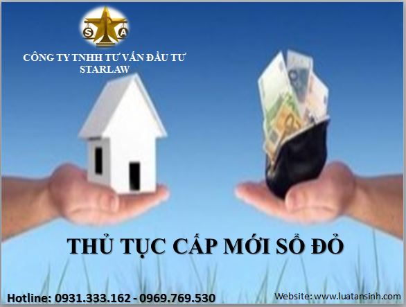 THỦ TỤC LÀM MỚI SỔ ĐỎ